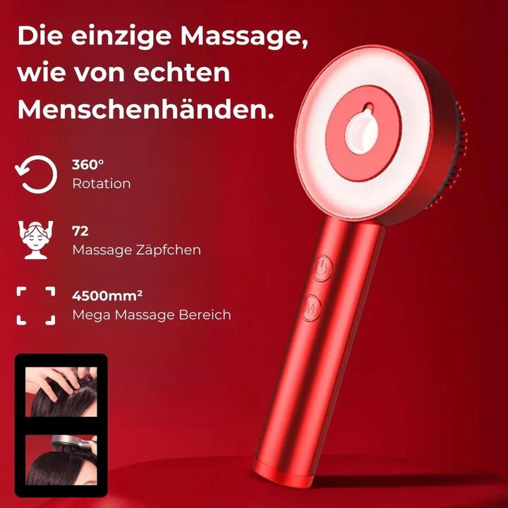 Aluna 3in1 Kopfhaut Massagebürste