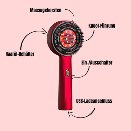 Aluna 3in1 Kopfhaut Massagebürste