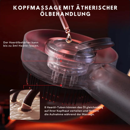 Aluna 3in1 Kopfhaut Massagebürste